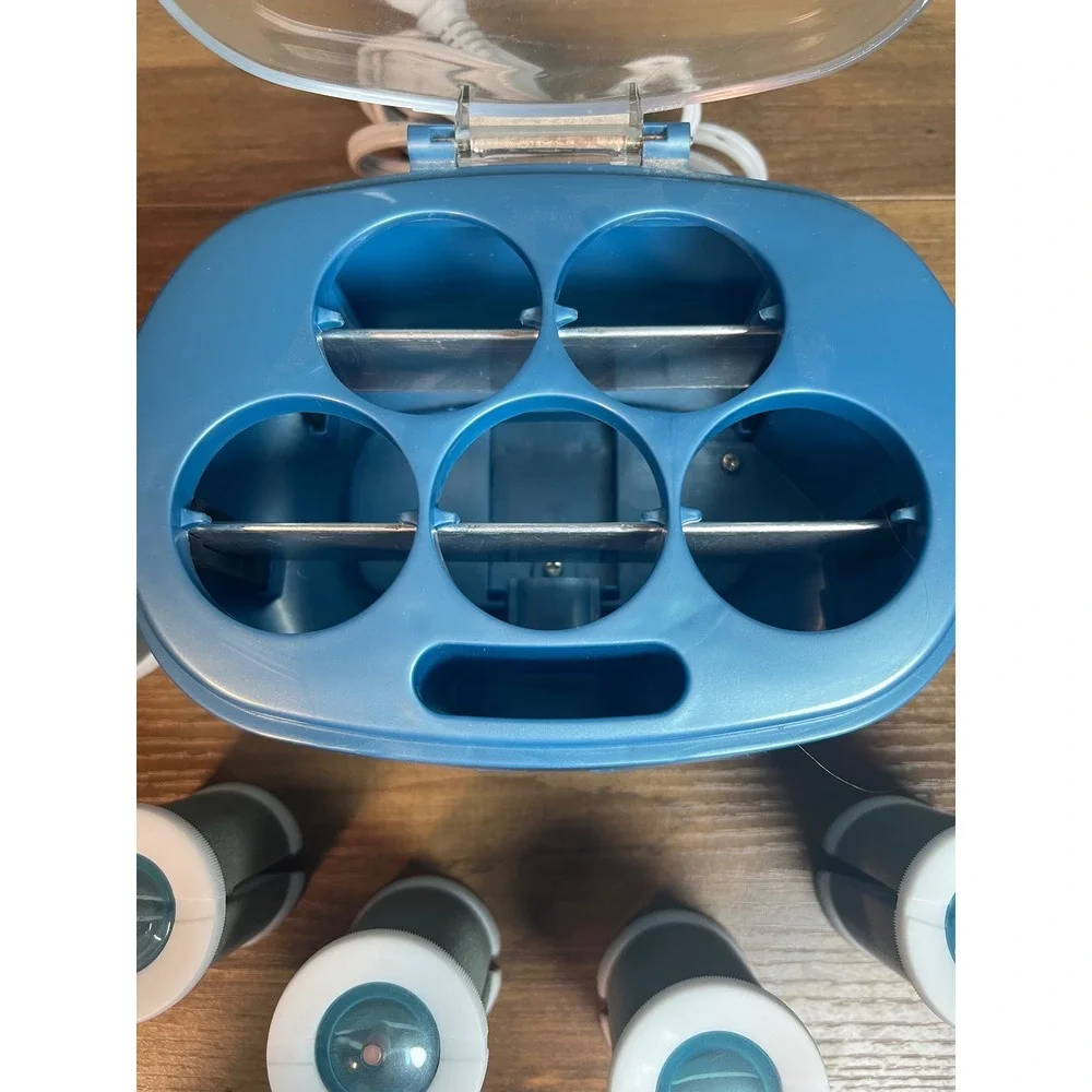 BaBylissPRO Nano Titanium 5 Jumbo Roller Hair Setter Blue BABNT5J